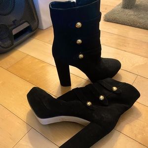 Michael Kors Maisie Military Platform Boot, SZ10